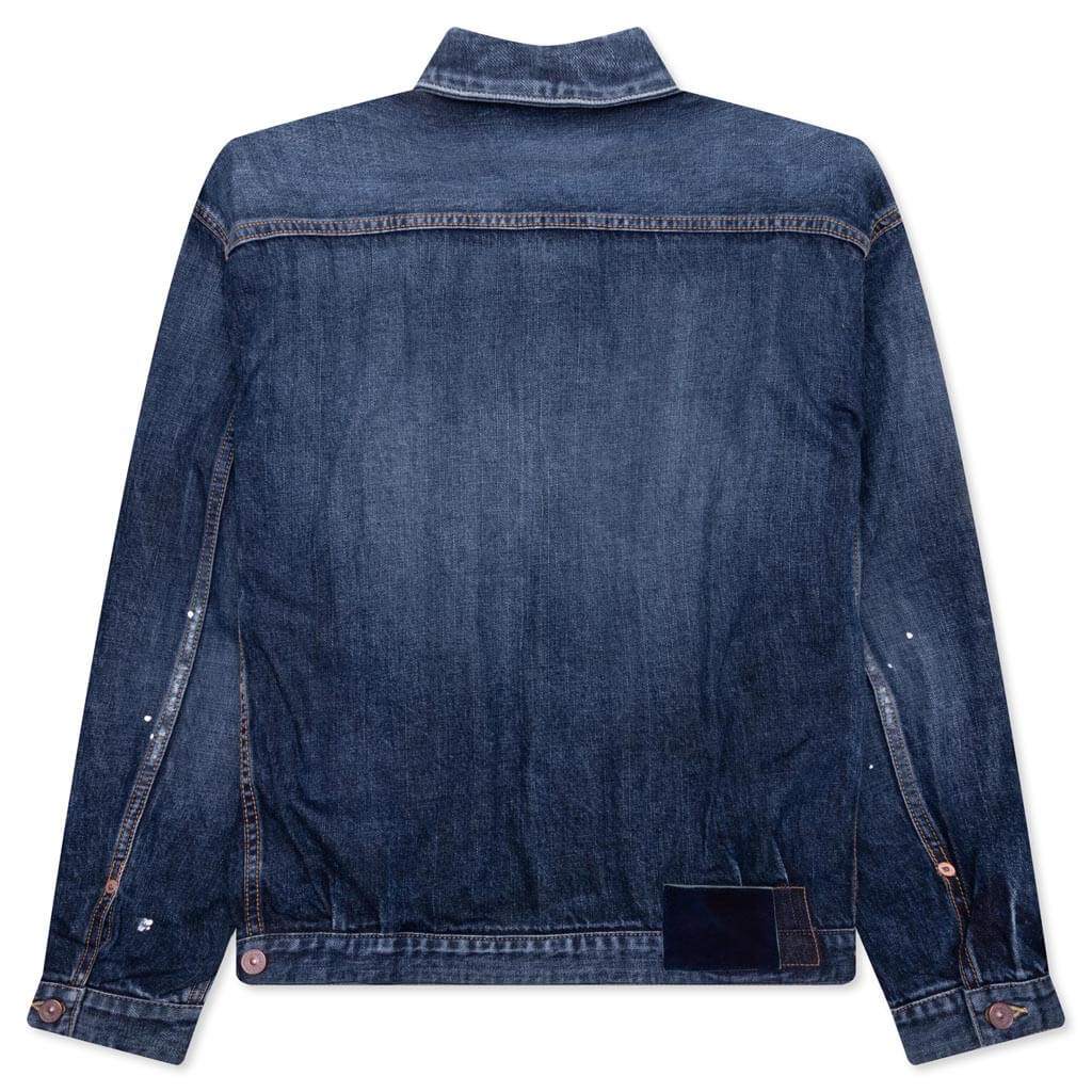 101XX S S Damaged Jacket Indigo