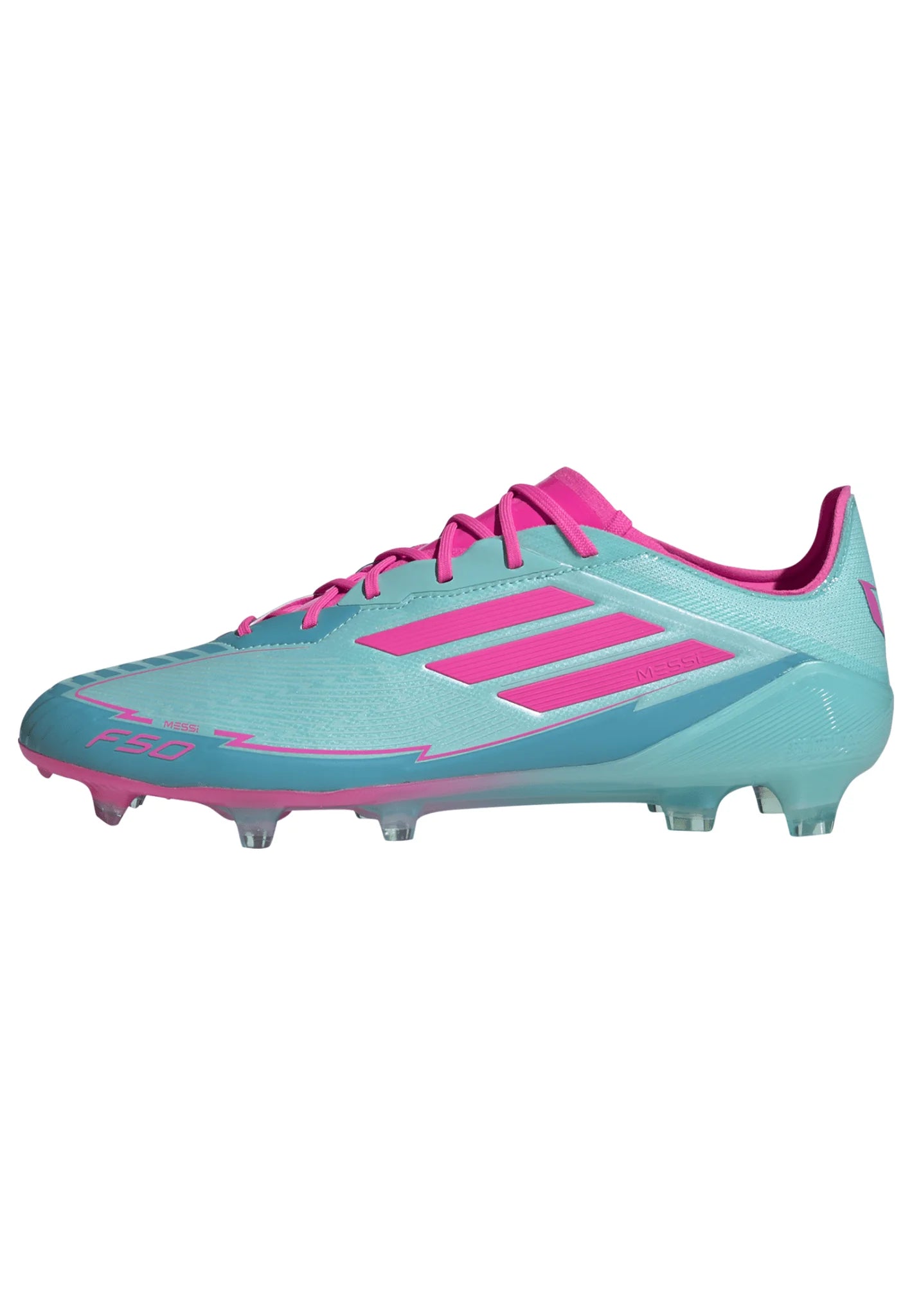 adidas F50 Elite Messi Firm Ground Boots Aqua Pink