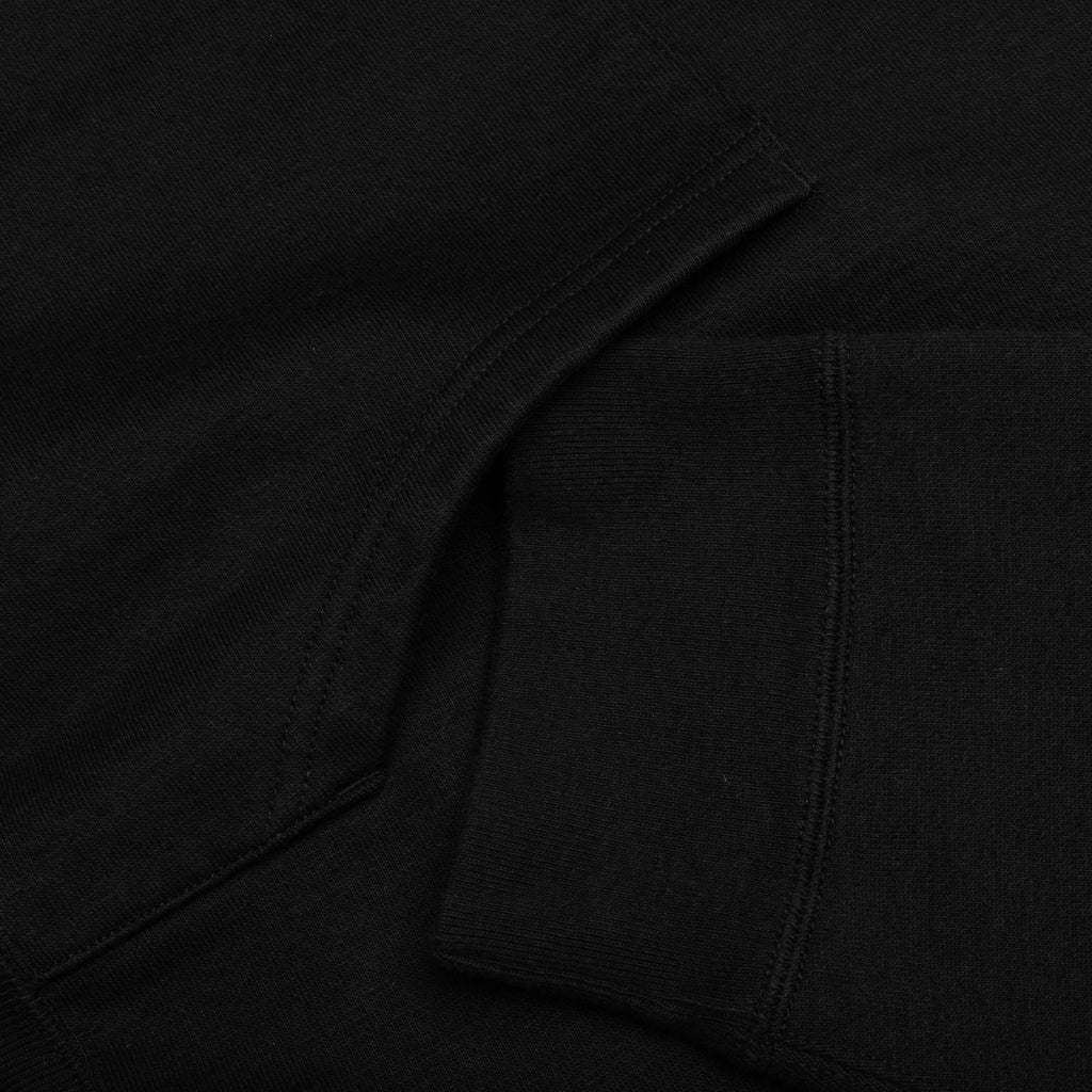 Big Size Hoodie Logo Black