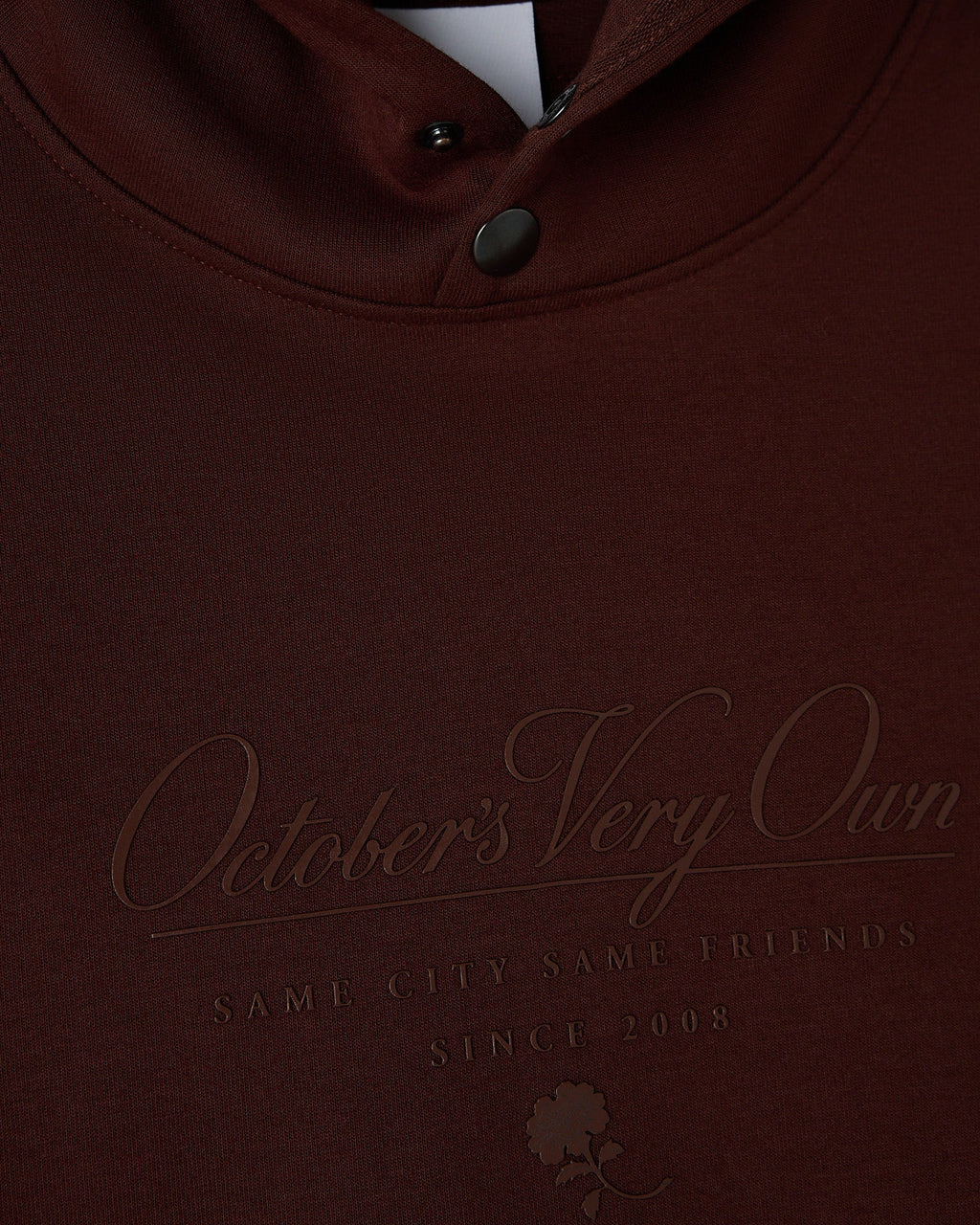 Double Knit Script Hoodie Cocoa