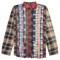 Ribbon Wide Flannel Shirt Assorted