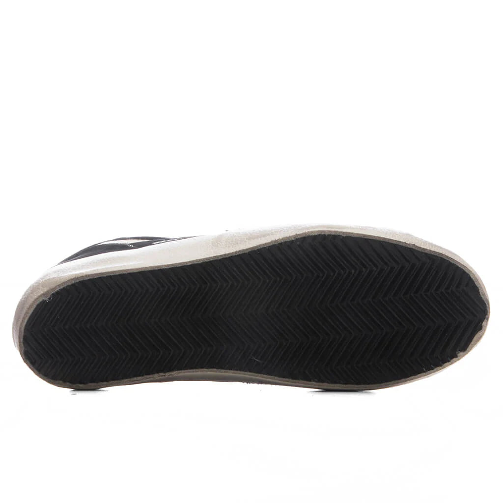 Womens Super Star Velvet Dark Grey Silver