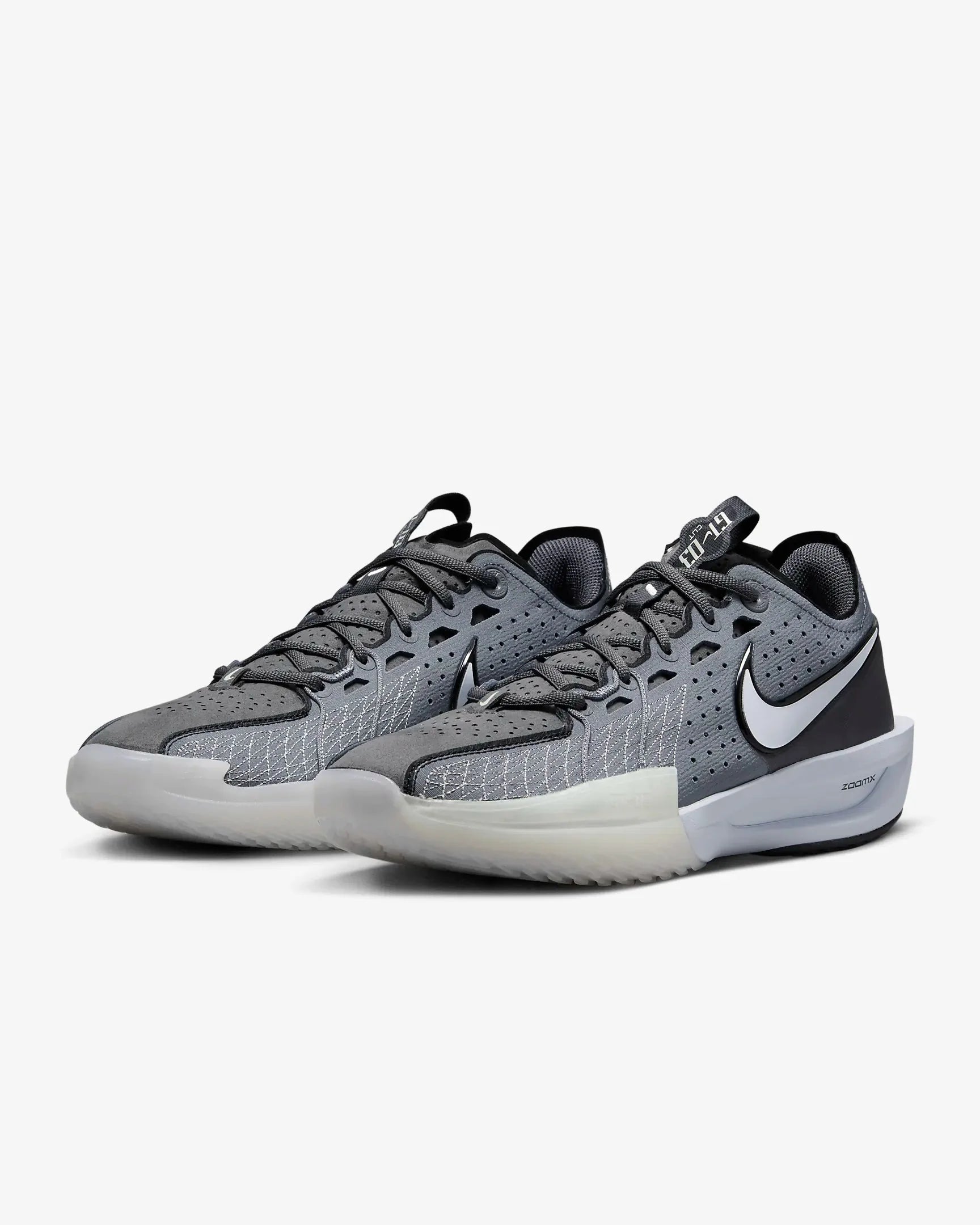 Tênis Nike GT Cut 3 White Gray with Black