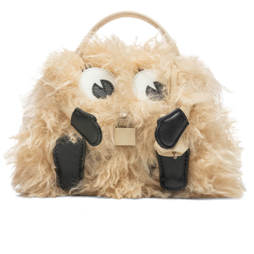 Readymade x Dr Woo Fur Monster Bag Tan