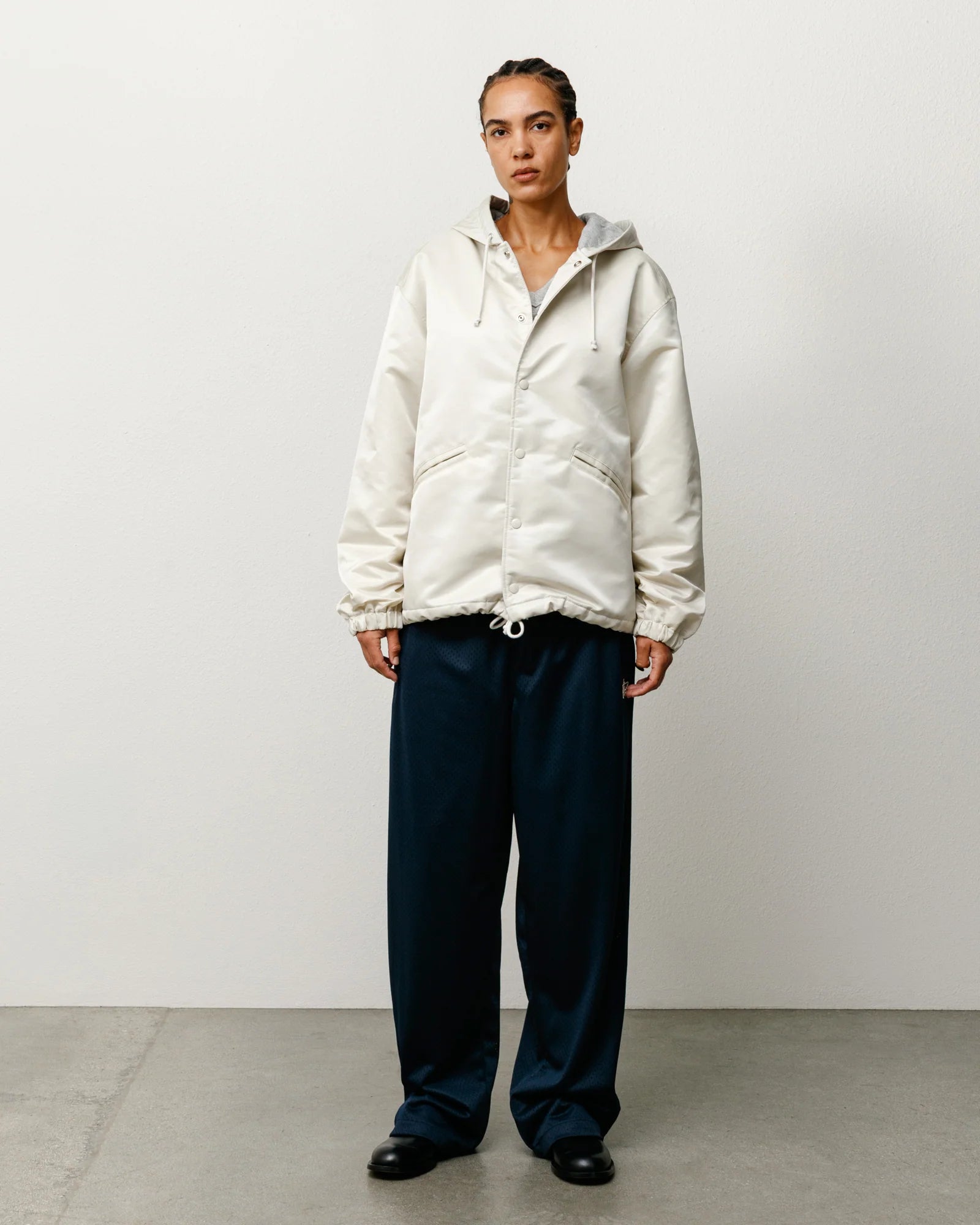 HOODED COACHES JACKET