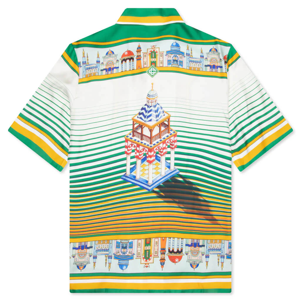 Cityscape Silk Twill Shirt Multi