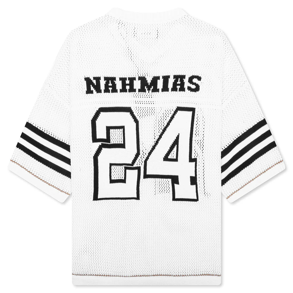 Knit 24 Football Shirt White