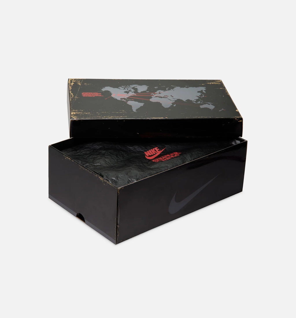 Air Foamposite One x Stranger Things Vecna Mens Lifestyle Shoe Black Bright Crimson Off Noir