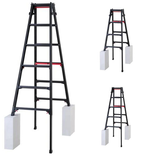 Telescopic Multi-Purpose Folding Ladders – Professional Grade, Adjustable【Maximum load:175KG】