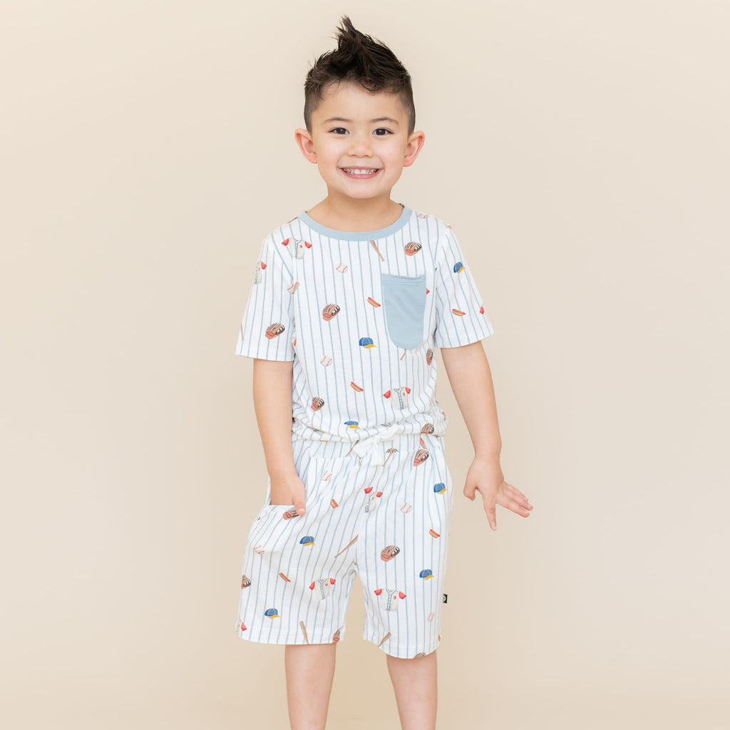 Toddler Crew Neck Tee in Home Run