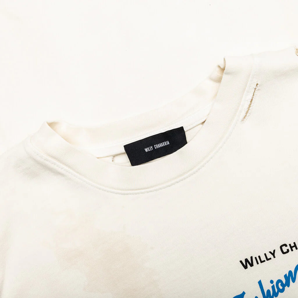 Fashion Services S S Buffalo Tee Cream