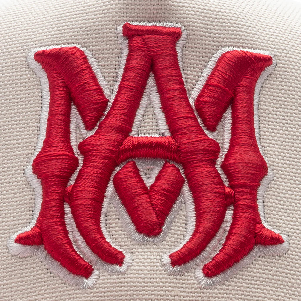 Ma Canvas Hat Alabaster Red