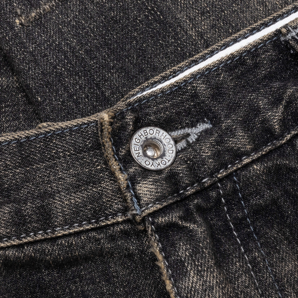 Savage Denim DP Wide Pants Black