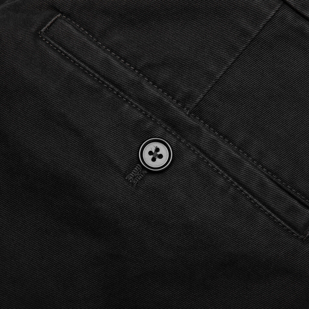 Cotton Drill Trousers Black
