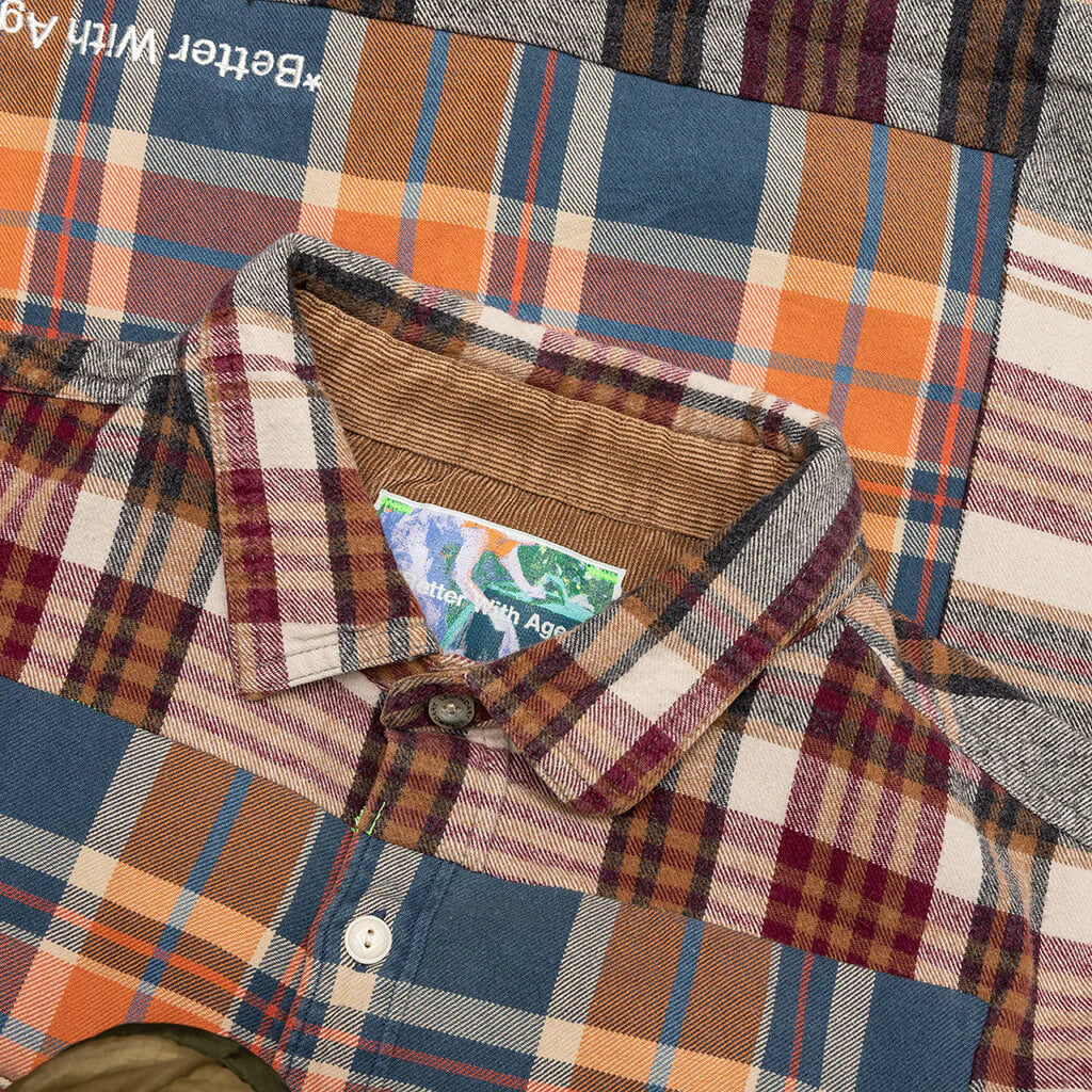 Re Tartan Flannel Shirt Multi