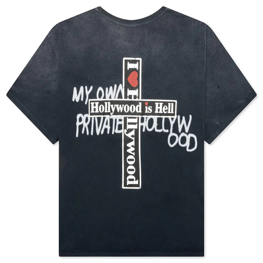My Own Private Hollywood Tee Vintage Black