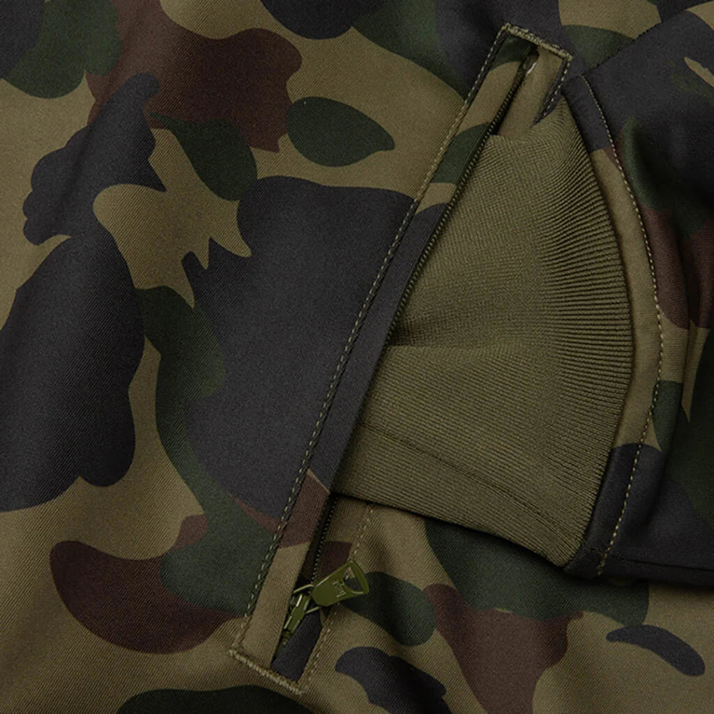 1st Camo Relaxed Fit Track Jacket Green