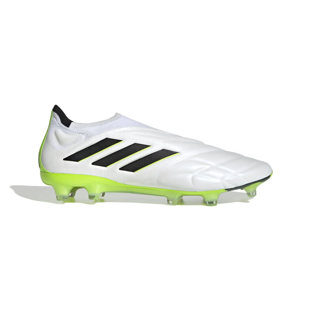 adidas Copa Pure FG Firm Ground Soccer Cleats White Black Lucid Lemon