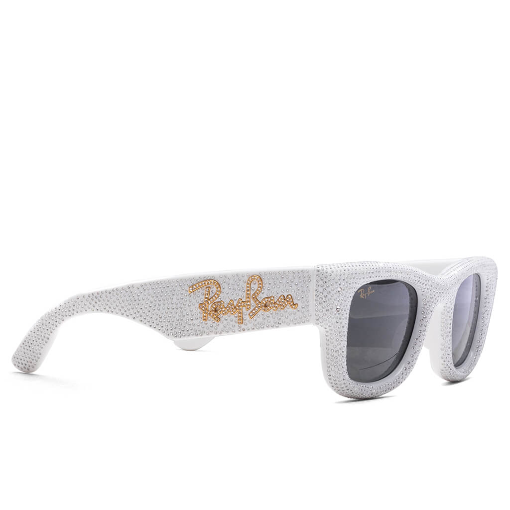Ray Ban x AAP Rocky Wayfarer Puffer Crystal Pavé Edition White Strass Pave