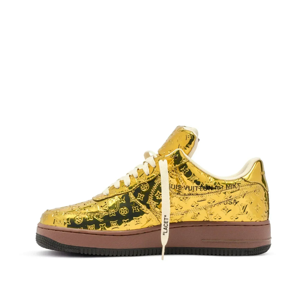 Louis Vuitton x Nike Air Force 1 Low Gold