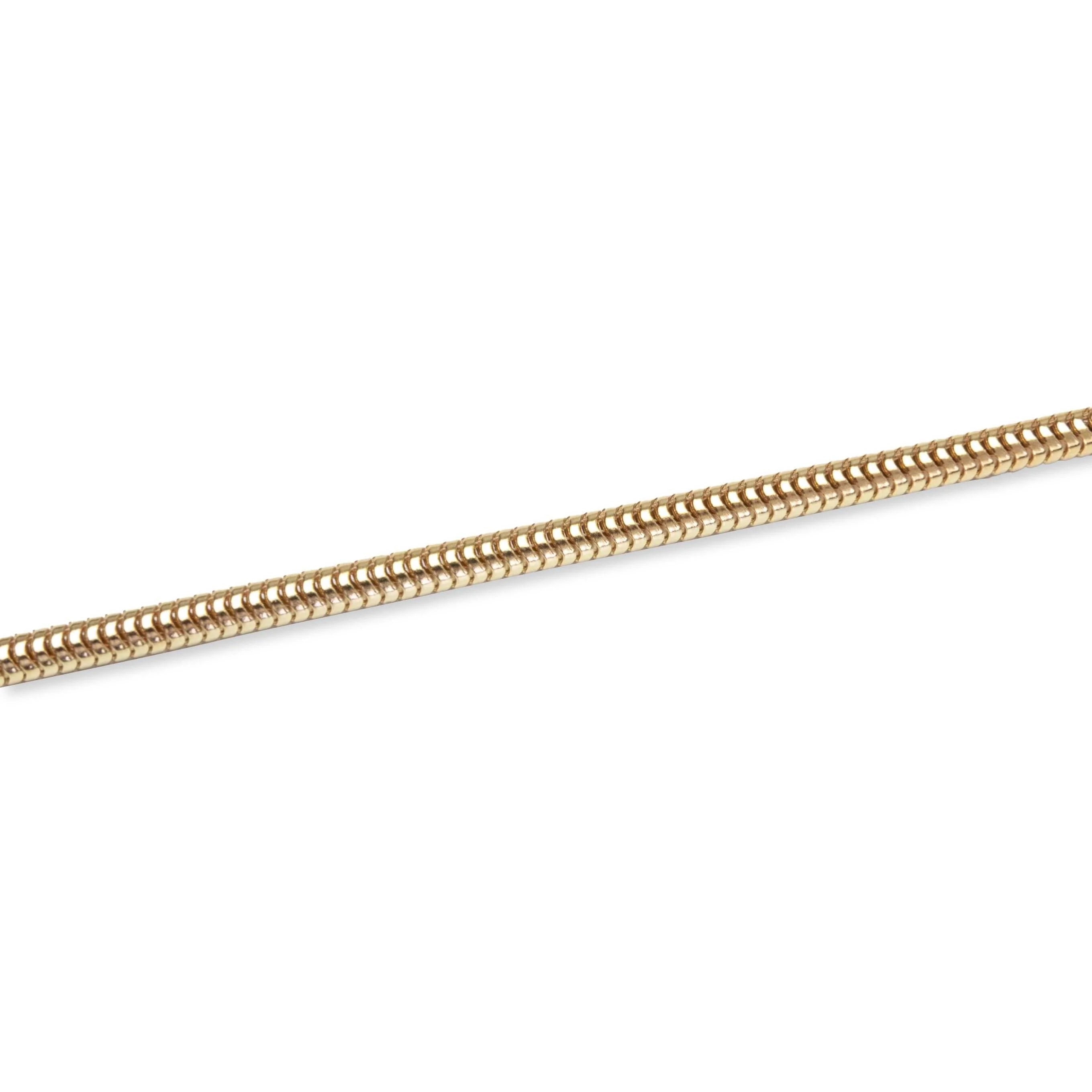 Snake Chain Gold S925 Sterling Silver with 18K Gold Plating