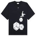 Dices Skate S S Tee Black White