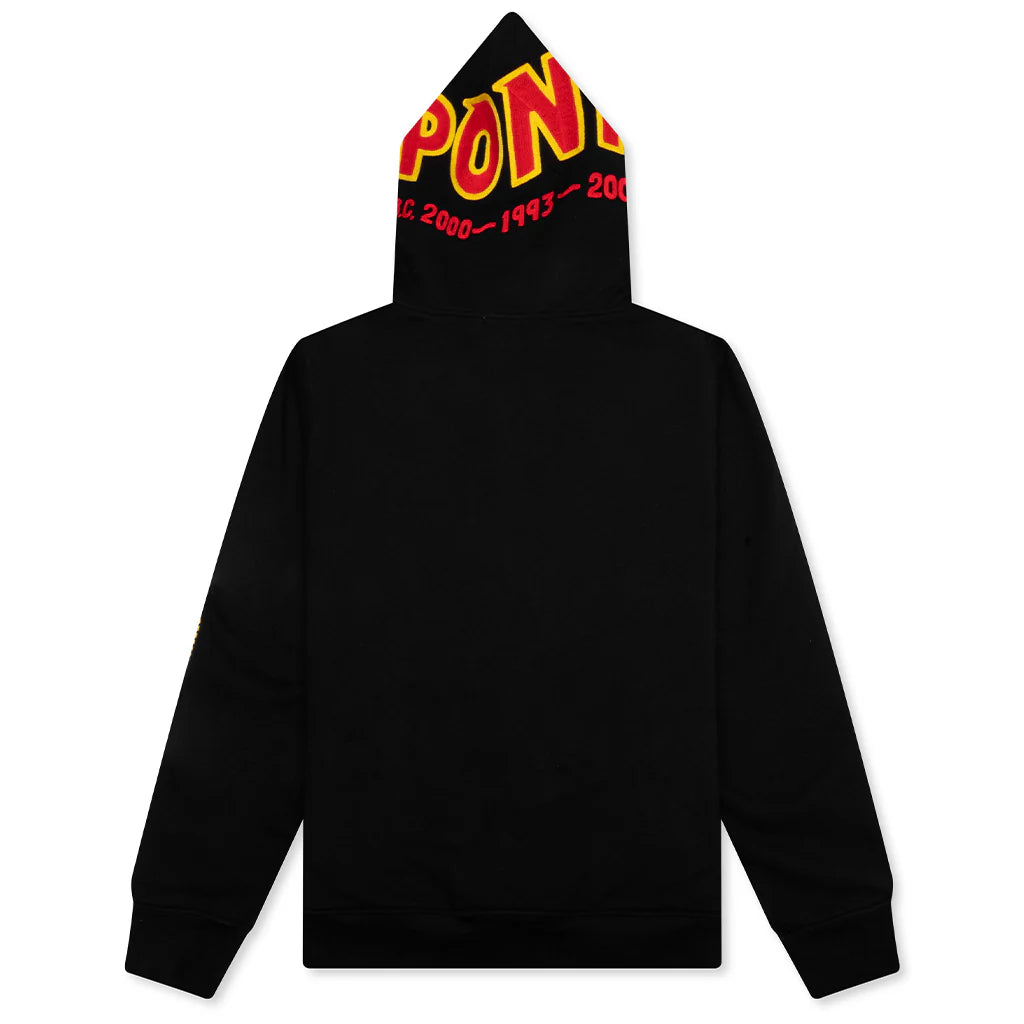 2nd Shark Full Zip Hoodie Black