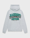 RACE DEPT FLAG HOODIE GREY