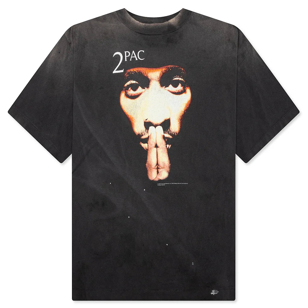 Saint Michael x 2Pac T Shirt Black