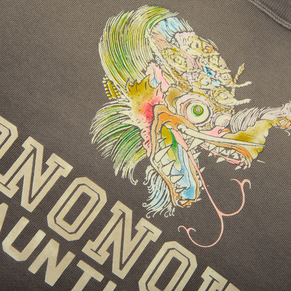 Monoke Haunting Crew Neck Sweatshirt Charcoal