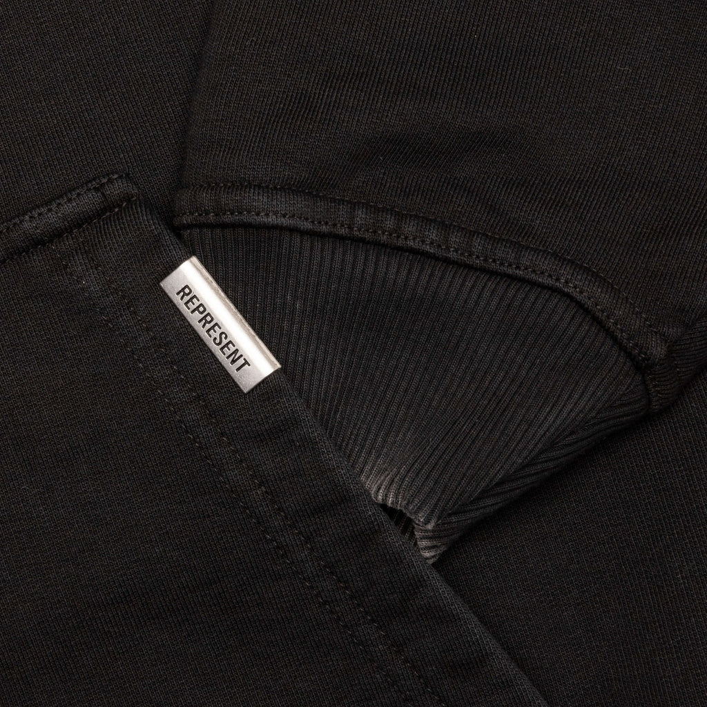 Crest Hoodie Vintage Black