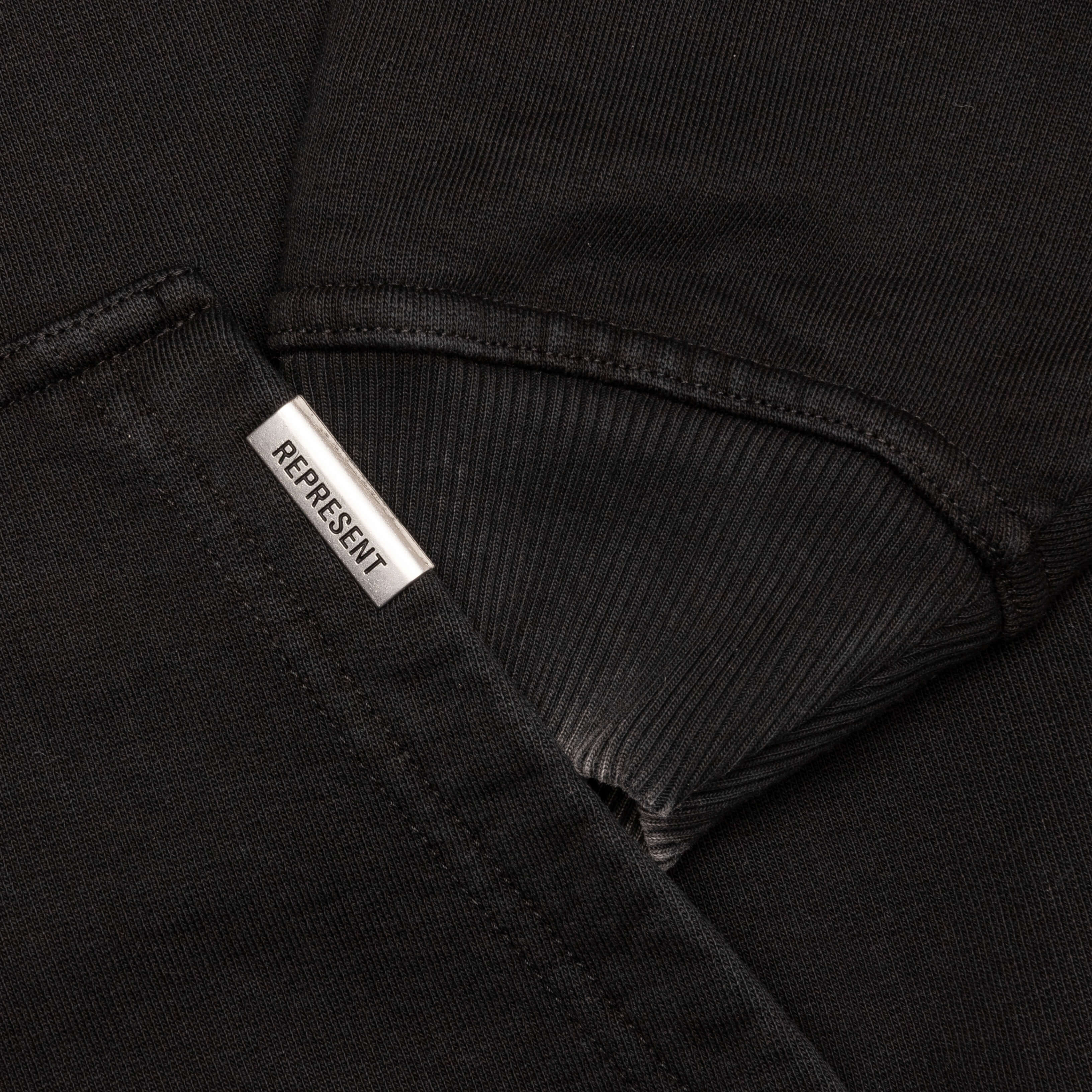 Crest Hoodie Vintage Black