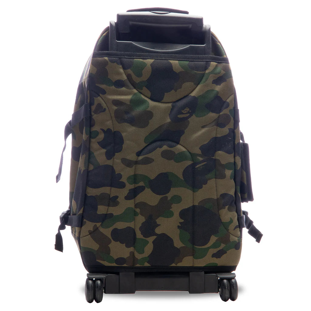 Camo Travel Luggage Green