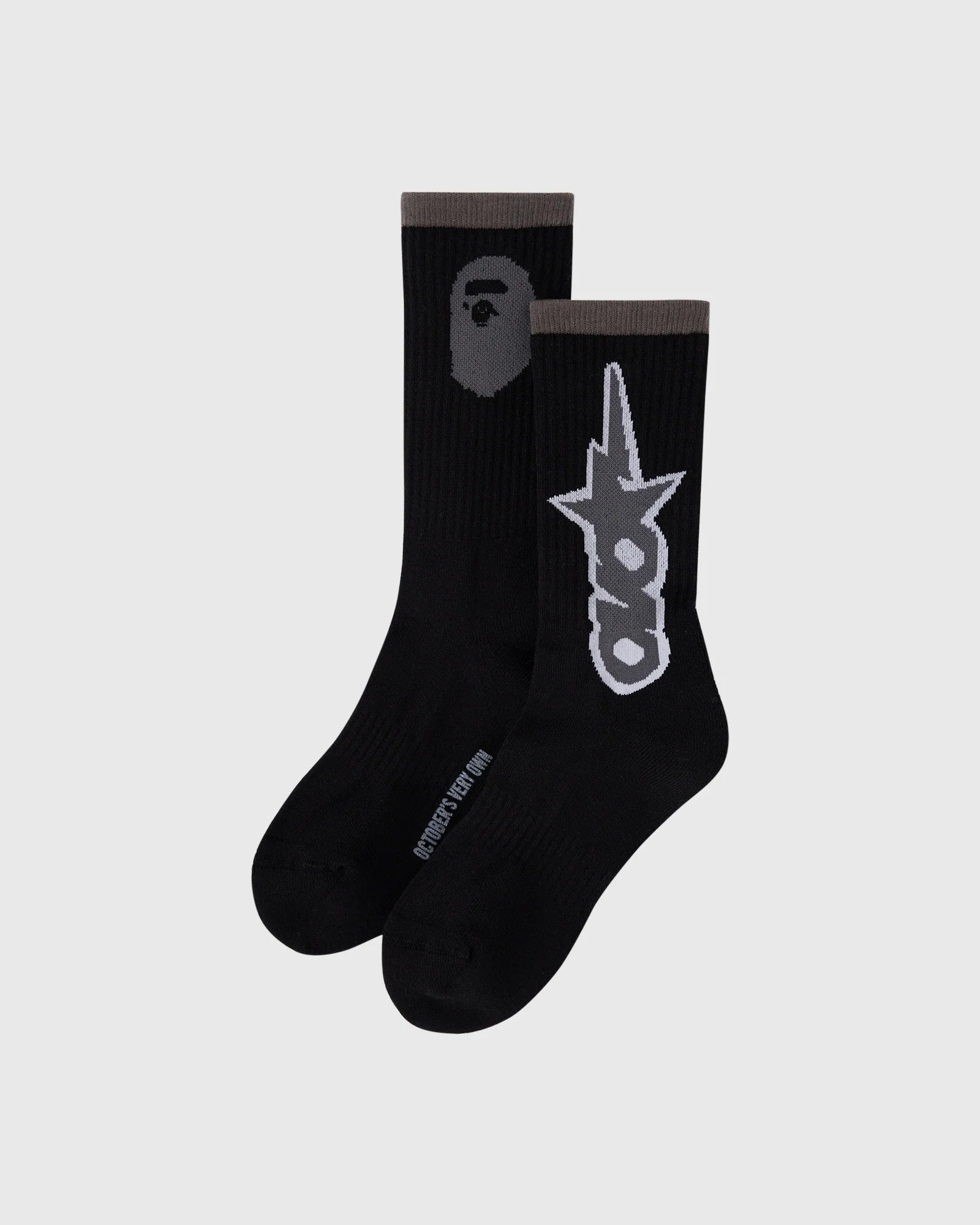 BAPE OVO Sta Athletic Sock Black