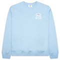 Looking at the Beauty of the World Sweatshirt Pale Blue