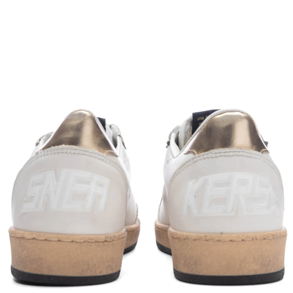 Womens Ball Star Net Sneaker Milk Gold