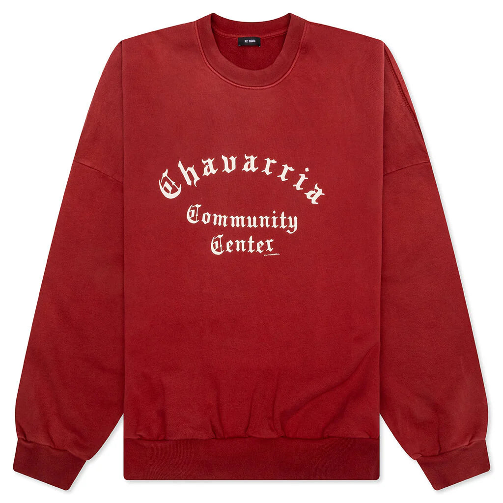 Community Center Hooligan Crew Harvard Red