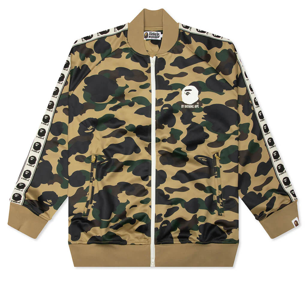 1st Camo Relaxed Fit Track Jacket Yellow