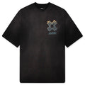MA Quad Flames Oversized Tee Black