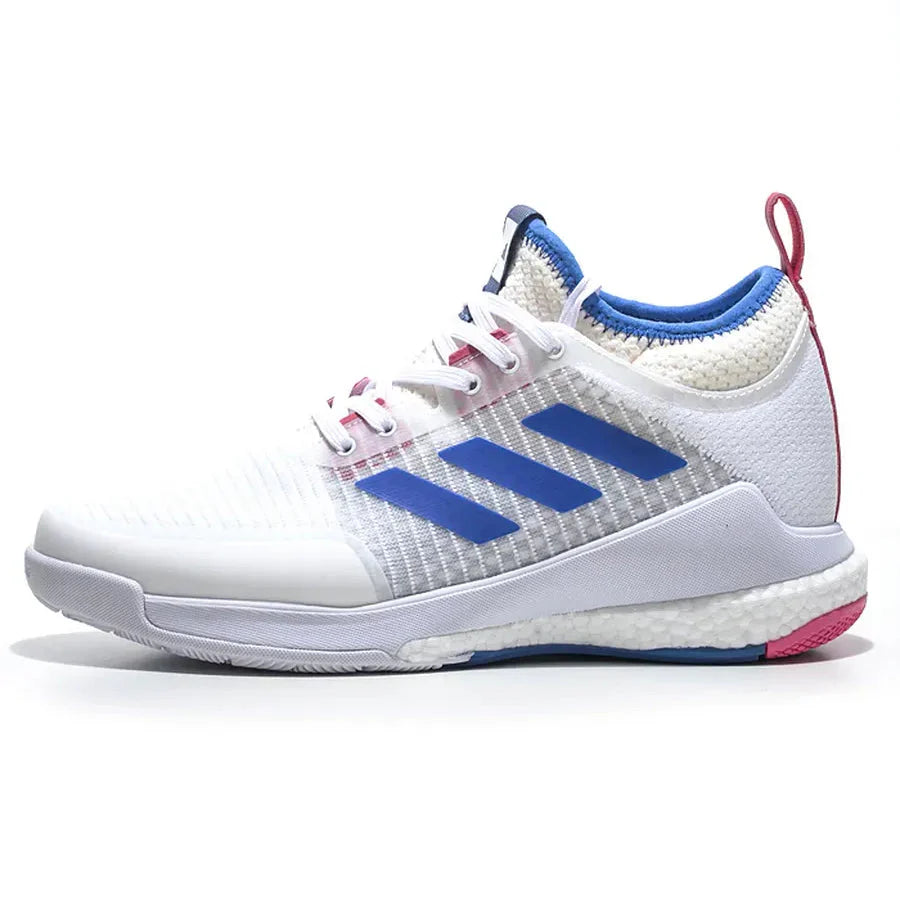 Tênis Adidas Crazyflight Mid Branco Azul