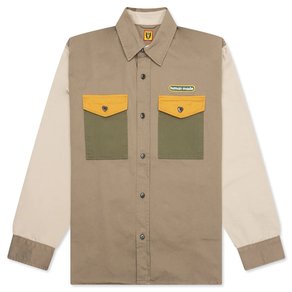Crazy Work Shirt Beige