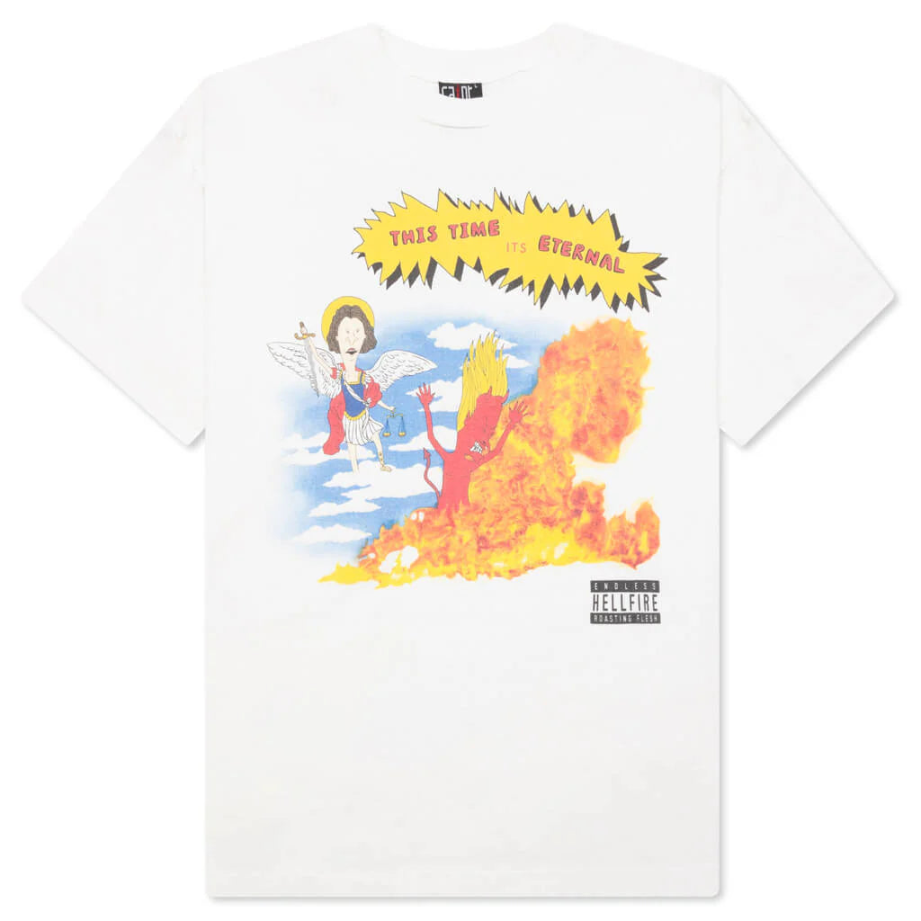 Time is Eternal S S Tee White