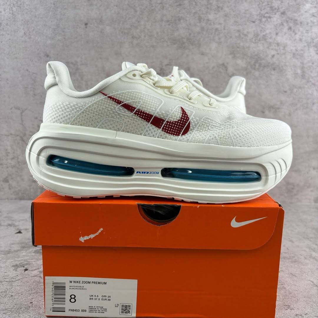 Nike Vomero Premium Bege Vermelho