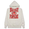 R Mutt Hoodie w Fountain Logo Grey