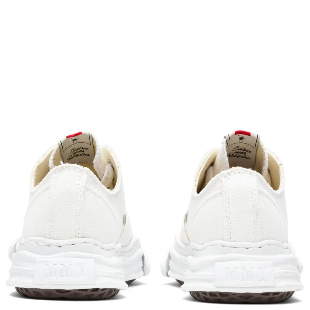 Hank Low OG Sole Toe Cap Canvas Sneaker White