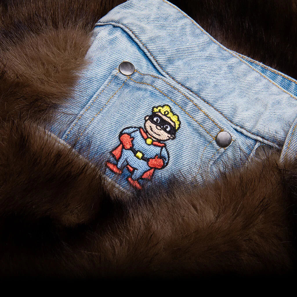Fur Shorts Brown