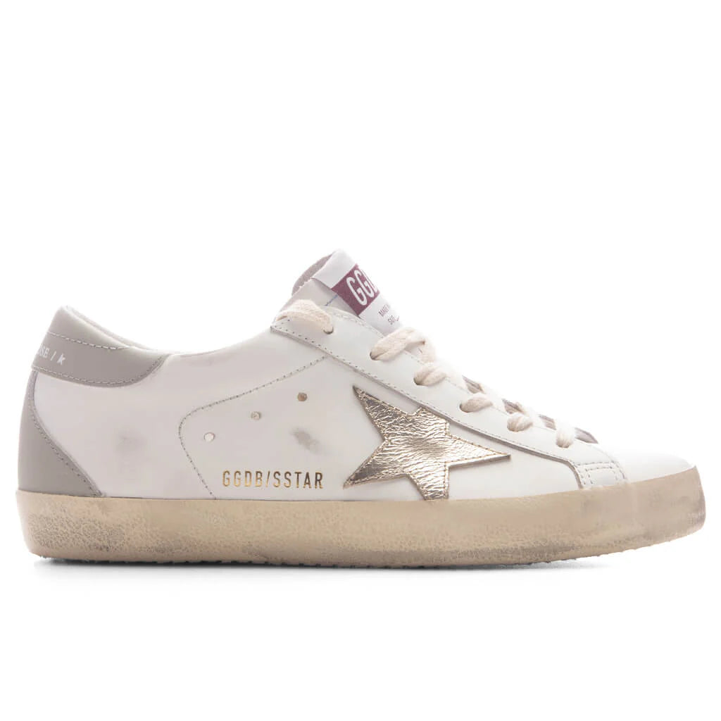 Womens Super Star White Platinum Grey