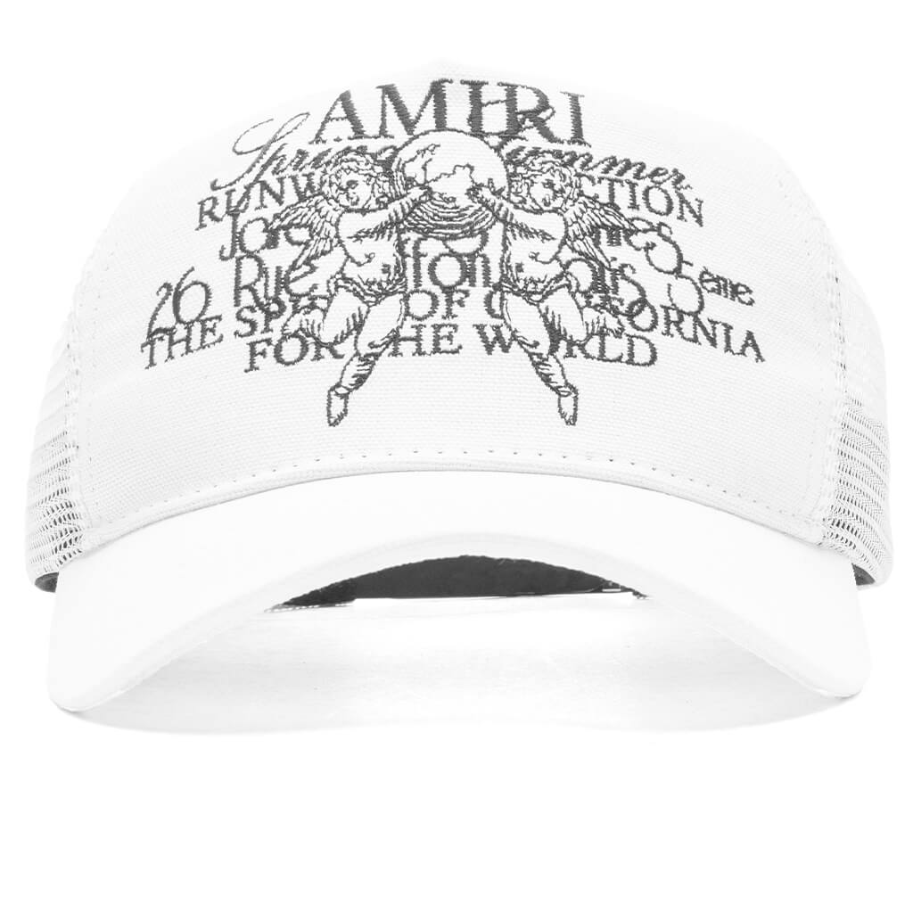 Cherub Trucker Hat White