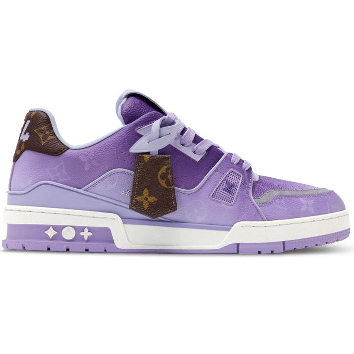 LV Trainer Sneaker Monogram printed canvas Purple