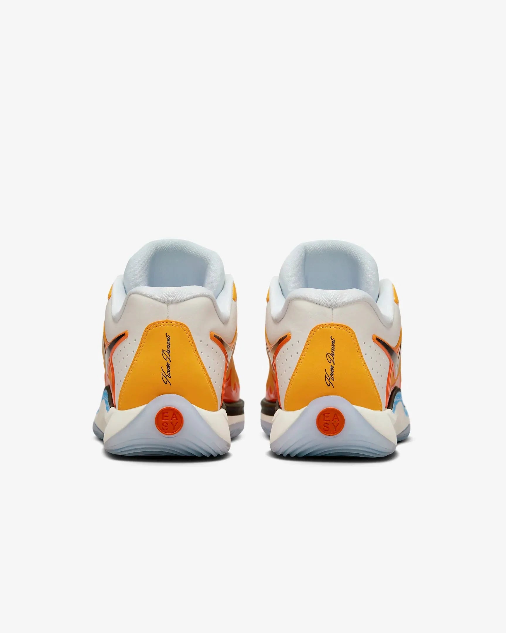 Tenis Nike KD17 Branco Laranja
